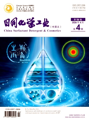 日用化学工业(中英文)封面